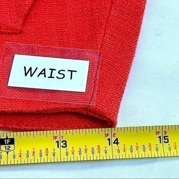 Loft Orange‎ Feminine Soft Girl Front Pocket With Pom Pom Trim Skirt NWOT Size 0 - Picture 9 of 9